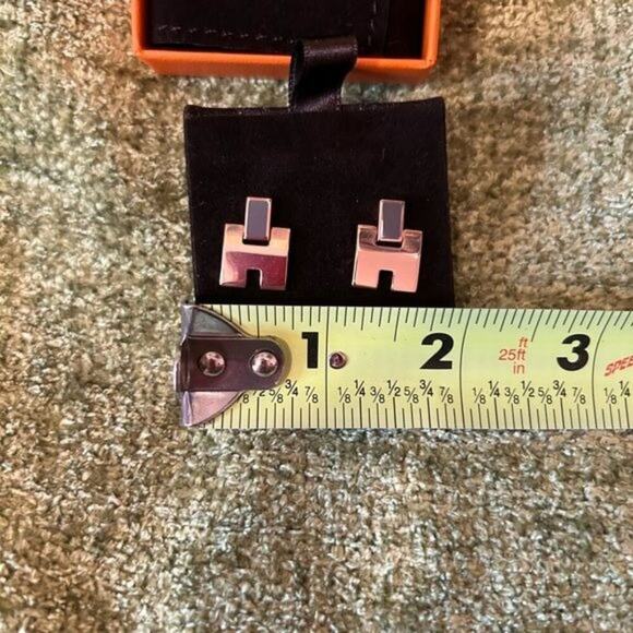 Hermès Eileen Rose Gold Plated Gris E Tain New in box - Picture 5 of 7